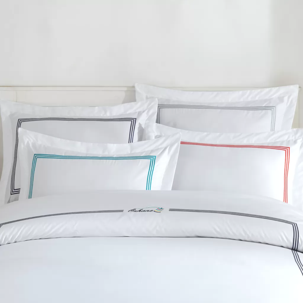   400TC Sateen with Frame Embroidery
